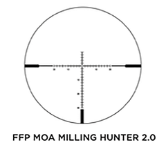 Sig Sauer Electro-Optics Whiskey4 4-16x44mm 30mm Tube FFP MOA Milling Hunter 2.0 Reticle Riflescope - Black — view 2