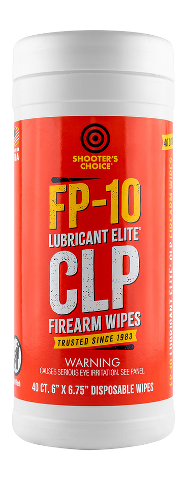 Shooters Choice FP-10 Lubricant Elite CLP Firearms Wipes 40-Count Canister — view 2