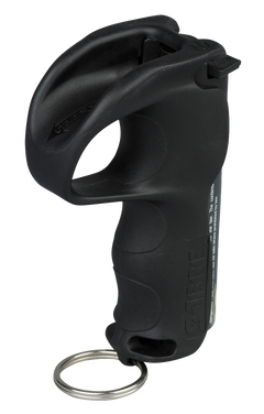 Sabre Quick Grip Pepper Spray 0.54 oz 12 ft Range Black - Twist Lock w/Key Ring — view 2