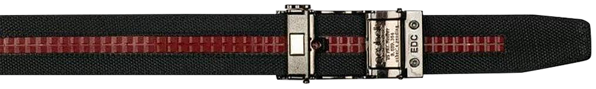 Team Nexbelt Operating Bond EDC 1.375" Black Leather Gun Belt — view 2