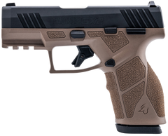 Taurus GX2 9mm Luger 3.37" 13+1 Striker-Fire Pistol - Matte Black/Brown — view 2