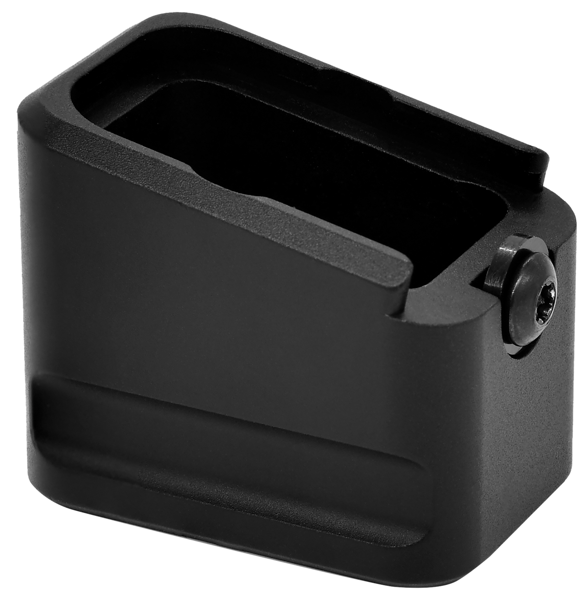 Warne 3126 Magazine Extension Glock 19/23 6061-T6 Aluminum Black - +5rd 9mm Luger / +4rd .40 S&W — view 2
