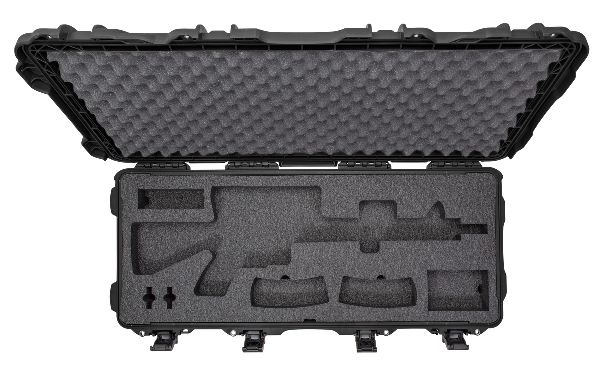 Nanuk 985 AR-15 Hard Case Black NK-7 Resin w/ Foam, Wheels & Handle — view 2