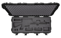 Nanuk 985 AR-15 Hard Case Black NK-7 Resin w/ Foam, Wheels & Handle — view 2