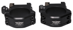 Christensen Arms Ultralight PRSR-X2 30mm Low Black Anodized Scope Rings — view 2