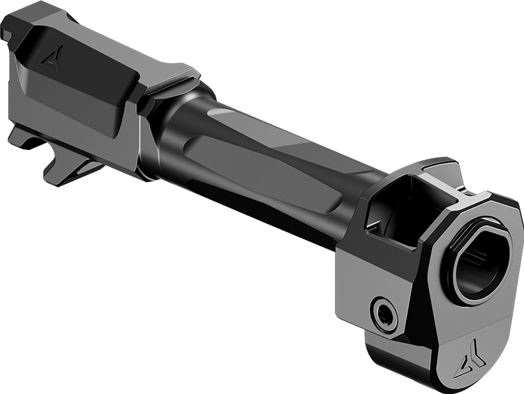 Radian Weapons Ramjet & Afterburner Glock 43 9mm Barrel & Compensator Combo - Gray PVD — view 2