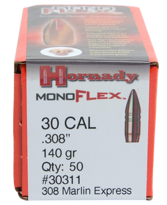 Hornady MonoFlex 30 Cal .308 140 gr Reloading Bullets - 50 Per Box — view 2