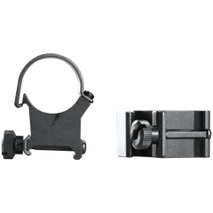 Weaver Mounts 49044 Detachable Top Mount Rings 1" Extra High Matte Black - Quick Detach — view 2