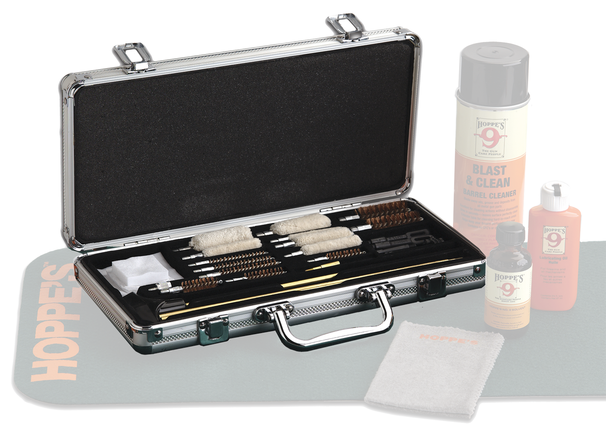 Hoppes UAC102 Deluxe Accessory Cleaning Kit Multi-Caliber 31-Piece — view 2
