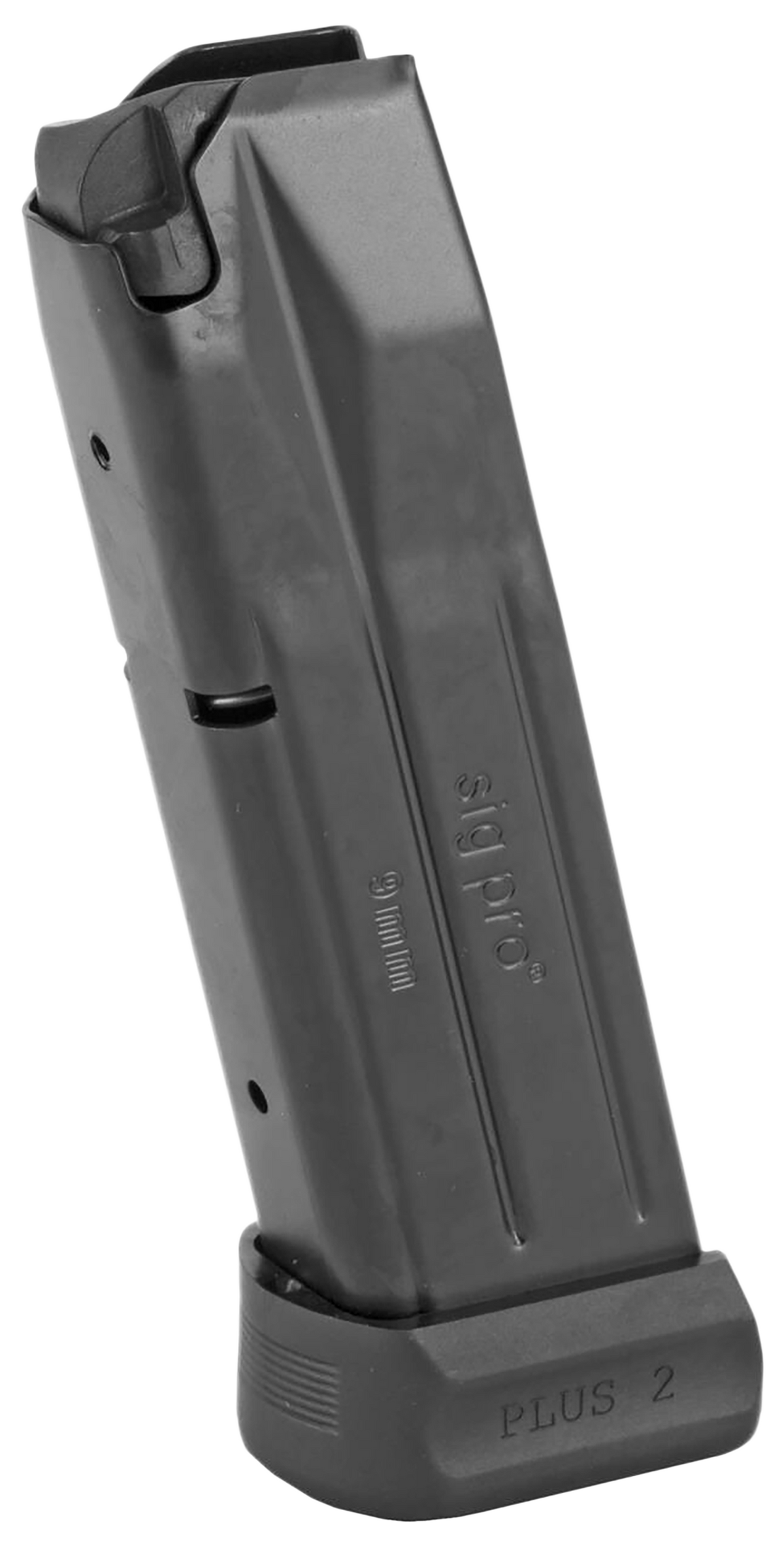 Sig Sauer SP2022 9mm Luger 17rd Extended Pistol Magazine - Blued Steel — view 2