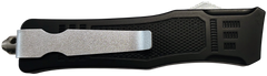 Xcaliber Knife Company 45 ACP Small 2.75" OTF Tanto Plain 440C SS - 3.91" Steel Handle — view 2