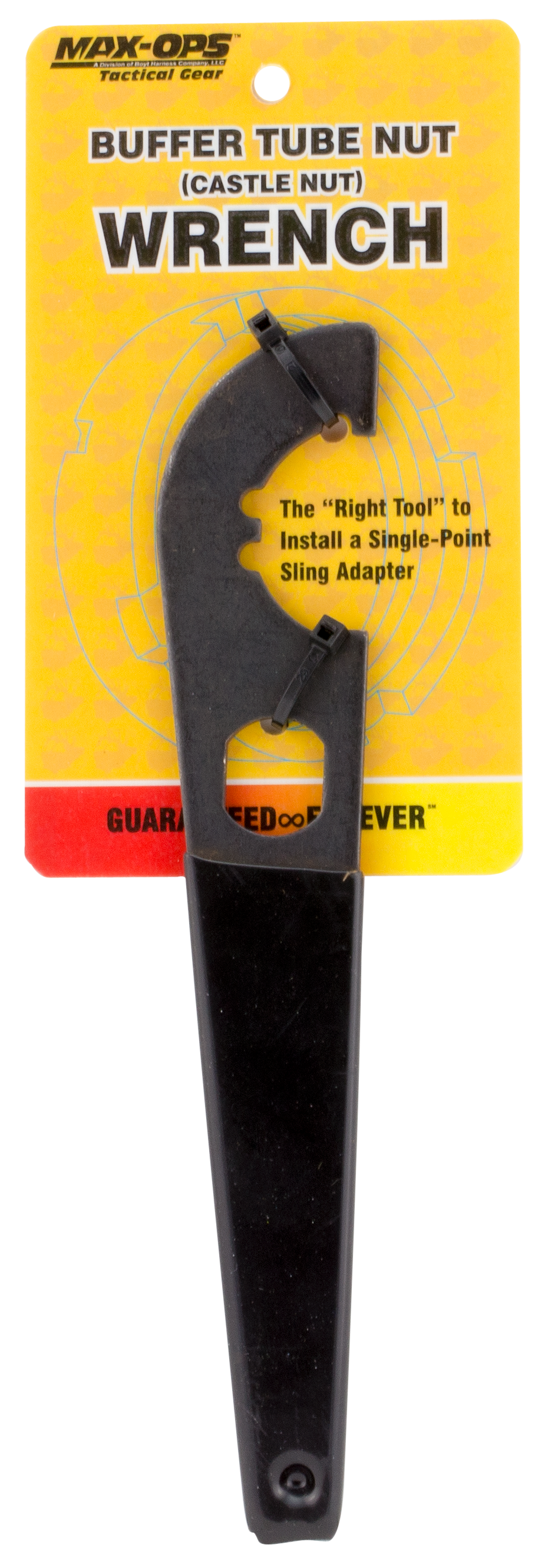 Outdoor Connection BTNW-28197 M4 Buffer Tube Nut Wrench Black Phosphate Steel — view 2