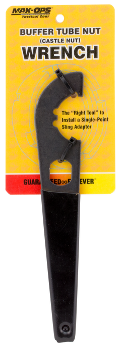 Outdoor Connection BTNW-28197 M4 Buffer Tube Nut Wrench Black Phosphate Steel — view 2