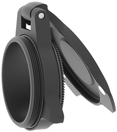 Leupold Alumina Flip-Back Lens Cover 24mm Matte Black Aluminum — view 2