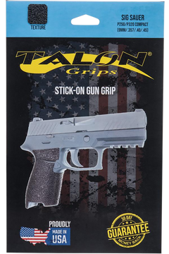 Talon Grips EV07R Adhesive Grip Textured Black Rubber - Sig P250/P320 Compact — view 2