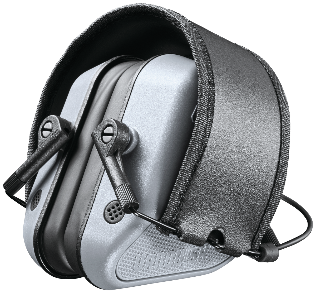 Champion Targets Vanquish 22 dB Electronic Earmuff Over the Head Rechargeable Li-ion Gray/Black — view 2