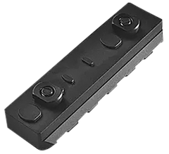 Strike Industries LINK M-LOK/KeyMod 6-Slot Rail Section Black Anodized — view 2