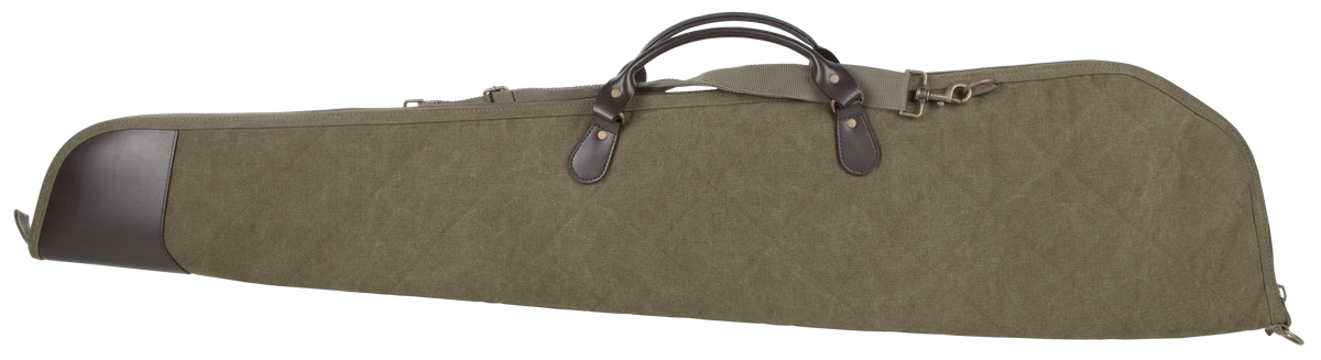 Heritage Cases North Platte 48" Olive Cotton Canvas Rifle Case w/ Leather Trim — view 2