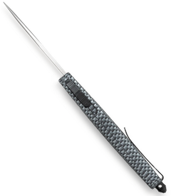 CobraTec CTK-1 Medium 3\" OTF Tanto Plain D2 Steel Carbon Fiber Aluminum Handle — view 2