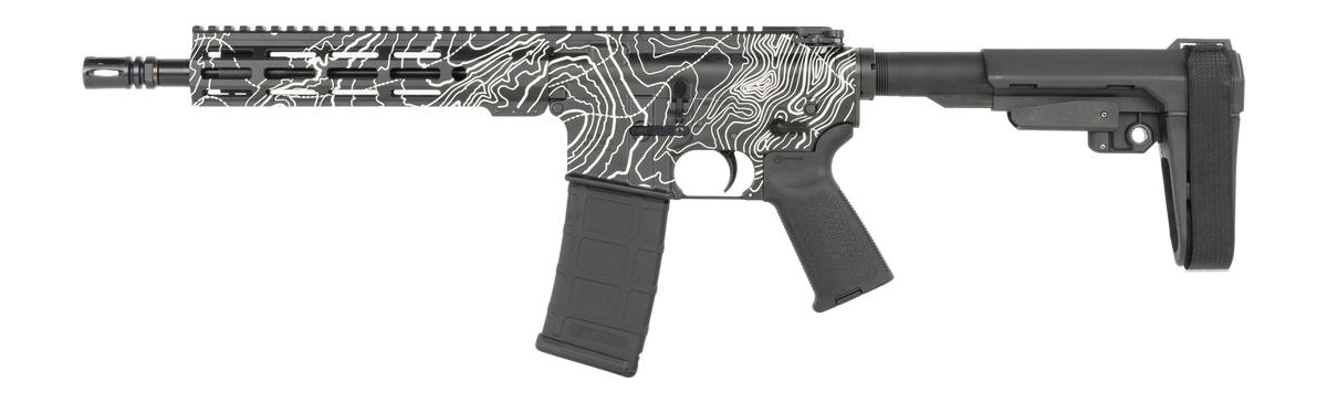 Shark Coast Tactical Topography 5.56 NATO 10.5" 30+1 Semi-Auto AR Pistol — view 2