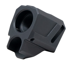 Faxon Firearms EXOS-524 Compensator for M&P Shield/Shield Plus 9mm 1/2"x28 Aluminum Anodized — view 2