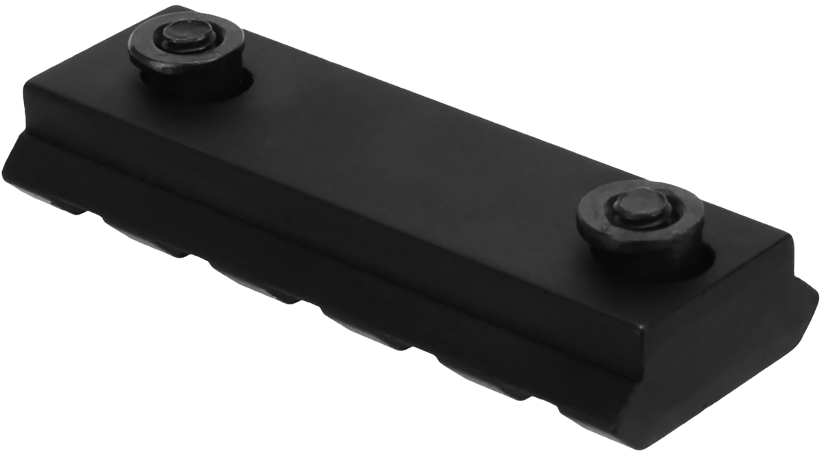 TacFire MAR101 KeyMod Picatinny Rail 2" 5 Slot Black — view 2