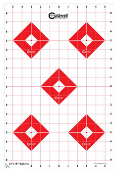 Caldwell Ultra Portable Target Stand 8 Silhouette/8 Sight-In Targets Black/Red/White Steel — view 2