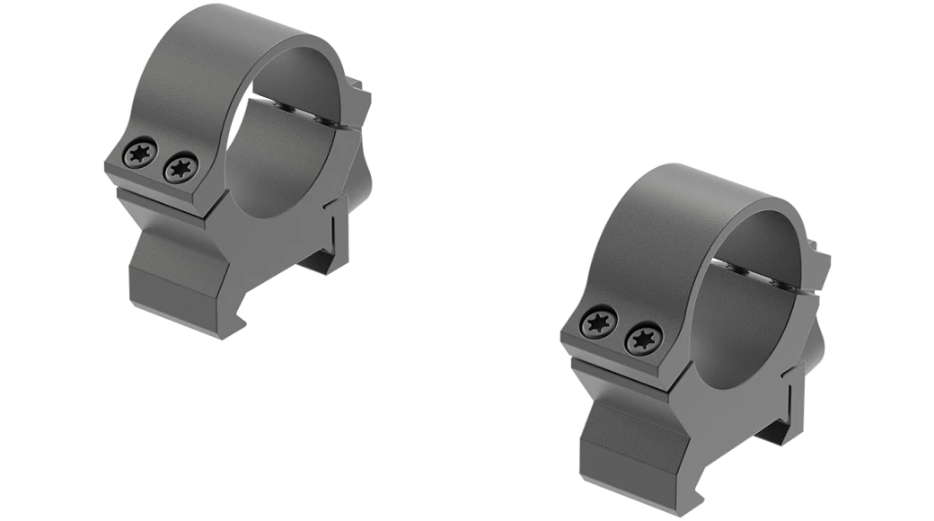 Leupold QRW2 Cross-Slot 1" Medium Matte Black Scope Rings — view 2