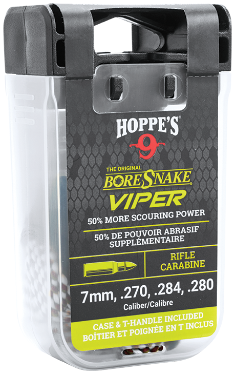 Hoppes BoreSnake Viper 7mm/.270/.284 Cal Rifle Bore Cleaner Rope - Bronze Bristle — view 2