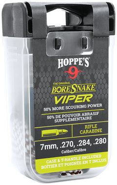 Hoppes BoreSnake Viper 7mm/.270/.284 Cal Rifle Bore Cleaner Rope - Bronze Bristle — view 2
