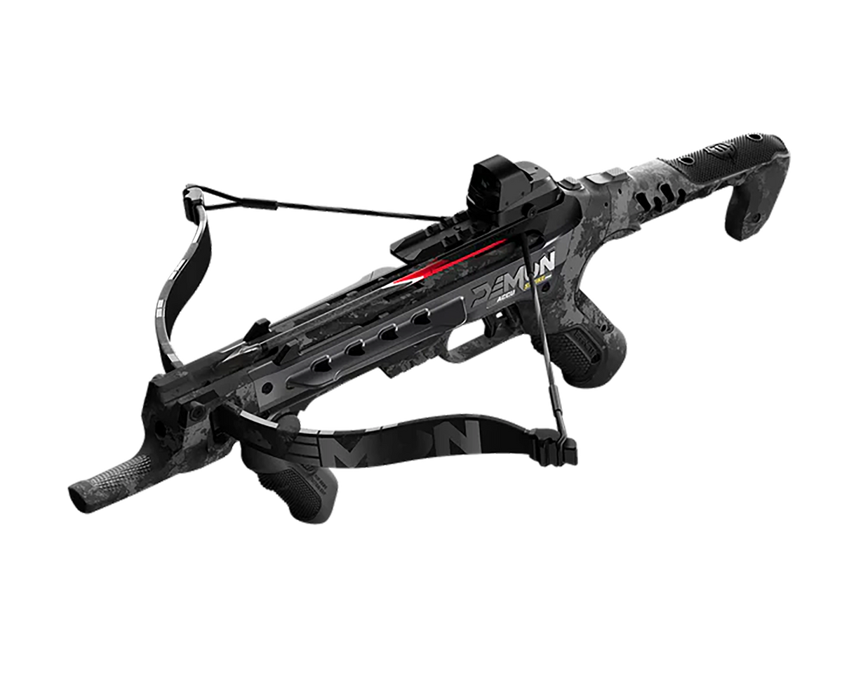 Barnett Demun AccuStrike Pro Pistol Crossbow 210 FPS 80 lb Draw - Black — view 2