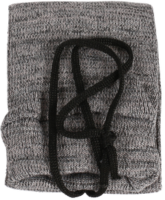 Allen 1314 Knit Handgun Sock 14" Heather Gray Silicone-Treated — view 2