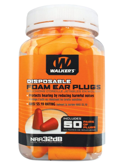 Walkers Game Ear Foam Ear Plugs 32 dB NRR 50-Pair Orange — view 2