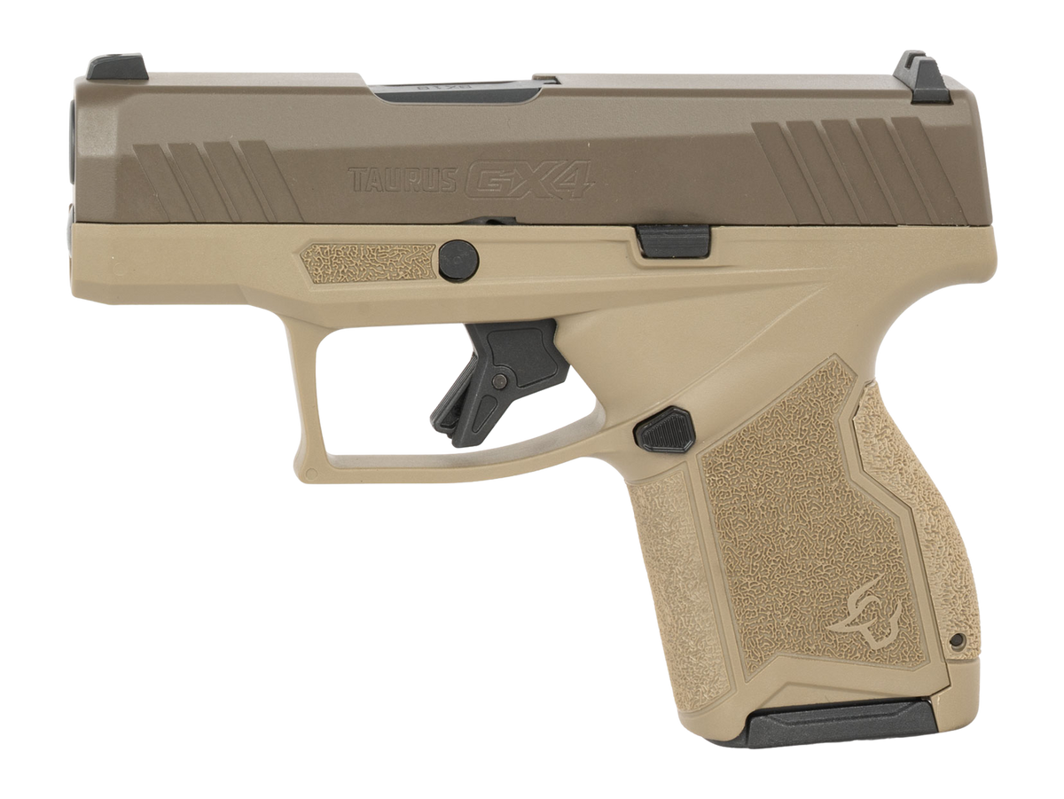 Taurus GX4 Micro-Compact 9mm Luger 3.06" 11+1 Semi-Auto Pistol - Black DLC Slide / Stainless Frame — view 2