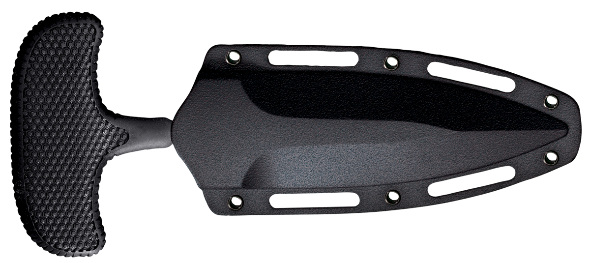 Cold Steel Safe Maker I 4.5" Fixed Spear Point Plain AUS-8A SS Blade Black Kray-Ex Handle - Includes Secure-Ex Sheath — view 2