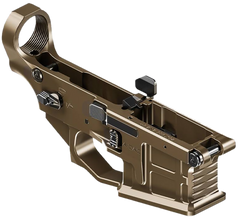 Radian Weapons A-DAC 15 AR-15 Lower Receiver 7075-T6 Billet Aluminum Ambidextrous - Radian Brown Cerakote Stripped Lower — view 2