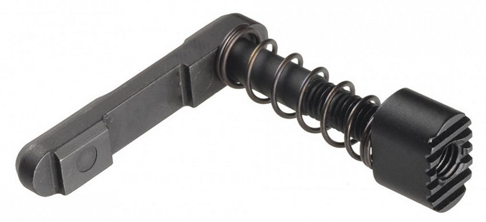 Strike Industries AR-SMC AR-Platform Magazine Catch Steel w/ 6061-T6 Aluminum Button Black — view 2