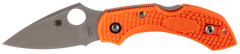 Spyderco Dragonfly 2 Lightweight 2.30" VG-10 Drop Point Plain Edge Orange FRN Folding Knife — view 2