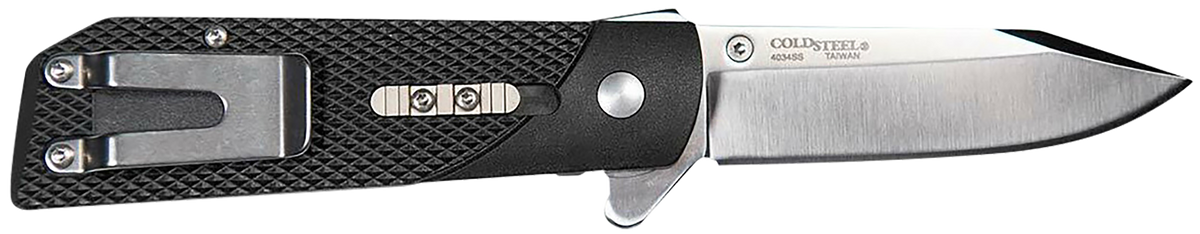 Cold Steel 20NPJAA 1911 3" Folding Clip Point Plain 4034 SS Blade Black Griv-Ex Handle — view 2