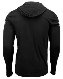 Glock Hooded Performance Shirt 3XL Black - Polyester/Spandex Long Sleeve — view 2