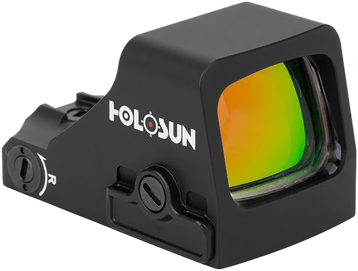 Holosun HE407K-GD-X2 1x 0.58"x0.77" 6 MOA Gold Dot Reflex Sight - Black Anodized — view 2