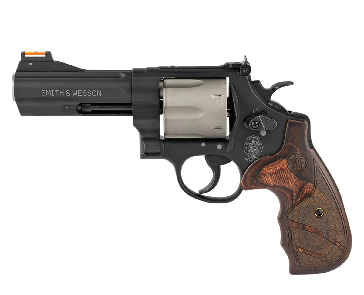 Smith & Wesson Model 329PD Personal Defense 44 Rem Mag 4.13" 6rd Matte Black Wood Grip Revolver - CA Compliant — view 2