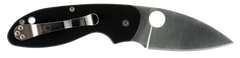 Spyderco Efficient 2.98" 8Cr13MoV Drop Point Plain Edge Black G10 Folding Knife — view 2