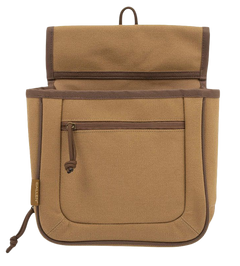 Allen Rival Double Compartment Shell Bag Tan Canvas Holds 2 Boxes 2-3/4" 12 Gauge — view 2