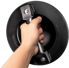 Cold Steel Buckler Mini 9" Diameter Polypropylene/Steel Black Training Shield — view 2