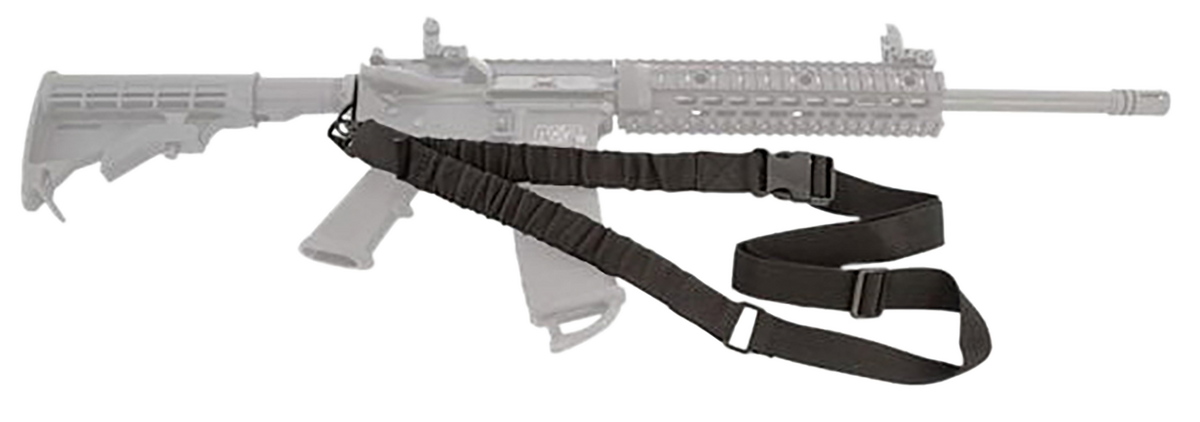 Caldwell 156215 Single Point Tactical Sling Black Nylon Adjustable Bungee AR Platform — view 2