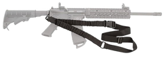 Caldwell 156215 Single Point Tactical Sling Black Nylon Adjustable Bungee AR Platform — view 2