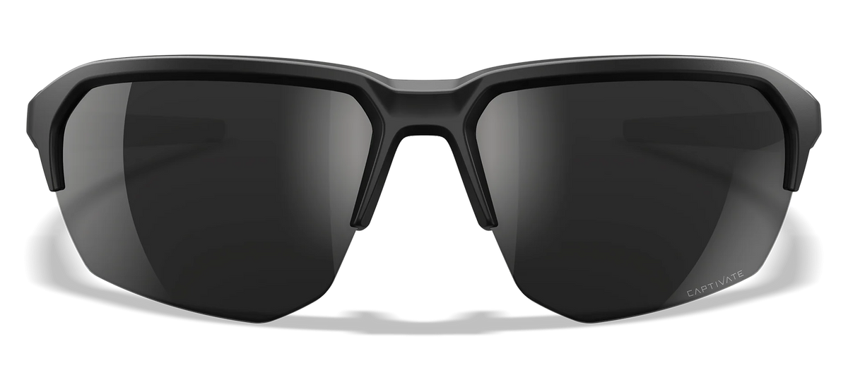 Wiley X Jakl M/L Grey/Clear Lens Matte Black Frame Safety Glasses — view 2