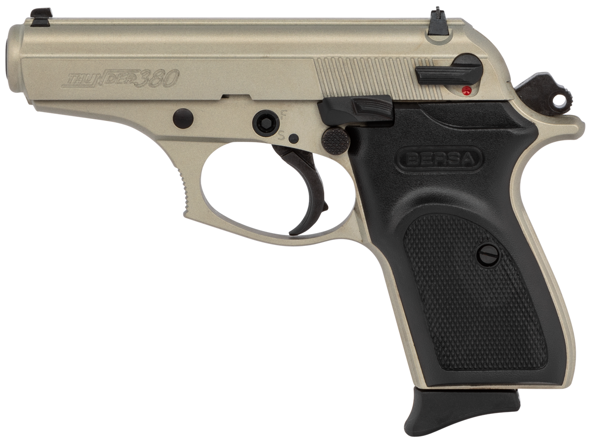 Bersa Thunder 380 ACP 3.50" 8+1 DAO Pistol - Satin Nickel — view 2