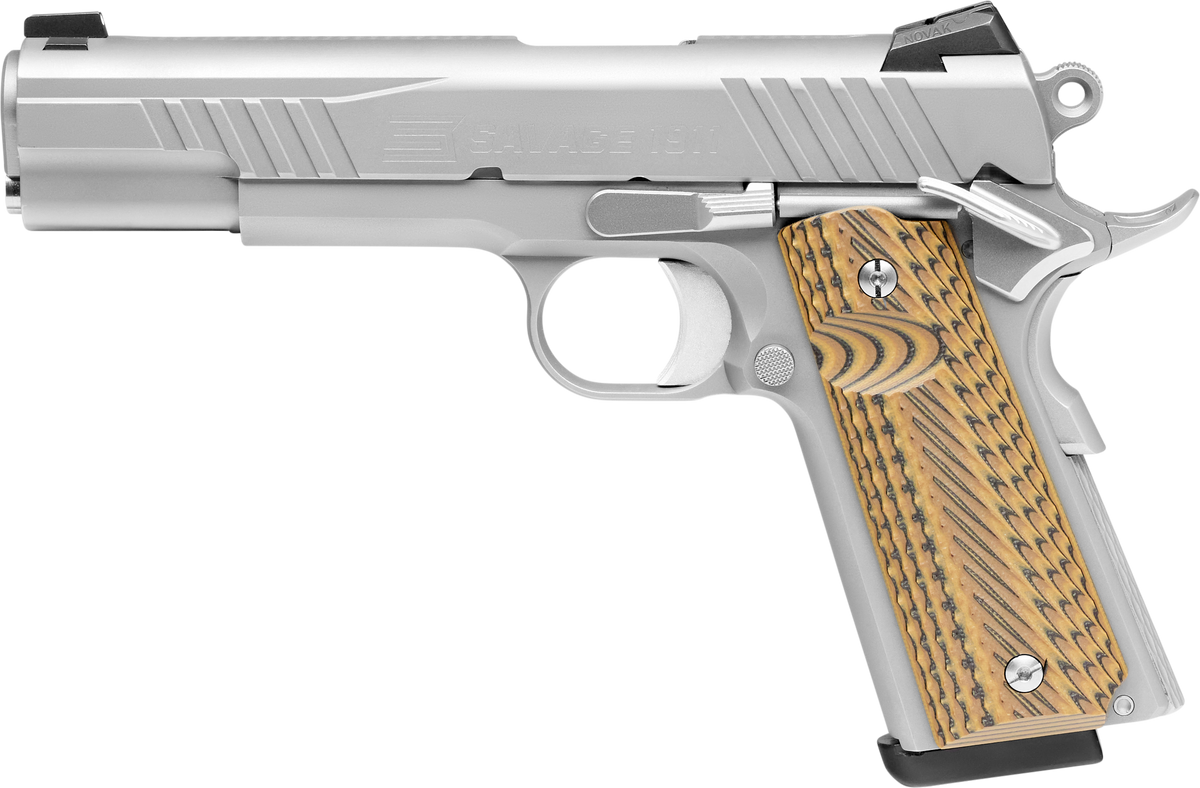Savage 1911 Government 45 ACP 5" 8+1 Semi-Auto Pistol - Stainless — view 2